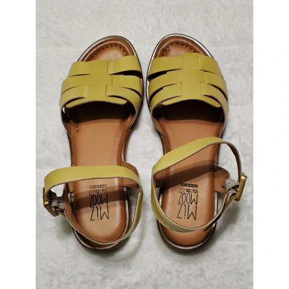 Miz Mooz Leather Fisherman Ankle Strap Sandals - Sabby Women's Sz US 7.5-8 EU 38 - Picture 3 of 8